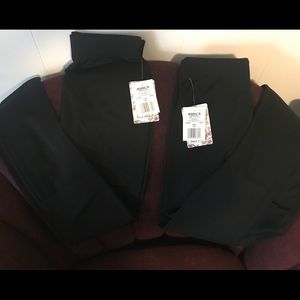 NWT 2 Pair Fleece Lined Leggings